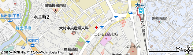 十八親和銀行大村支店周辺の地図