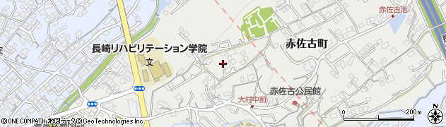 長崎県大村市赤佐古町197周辺の地図