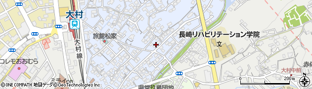 長崎県大村市武部町237周辺の地図