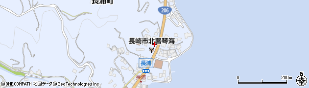 長崎県長崎市長浦町2605周辺の地図