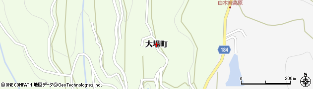 長崎県諫早市大場町周辺の地図