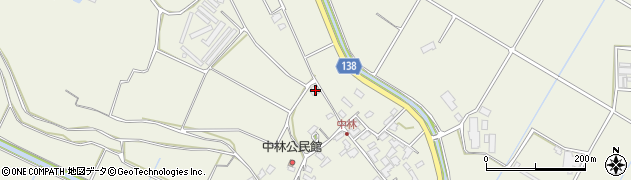 熊本県合志市栄1317周辺の地図