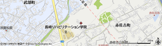 長崎県大村市赤佐古町36周辺の地図