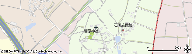 熊本県熊本市北区植木町石川761周辺の地図