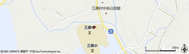 三原村立三原中学校周辺の地図