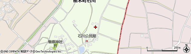 熊本県熊本市北区植木町石川618周辺の地図