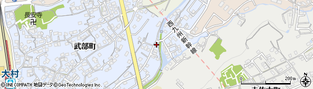 長崎県大村市武部町144周辺の地図