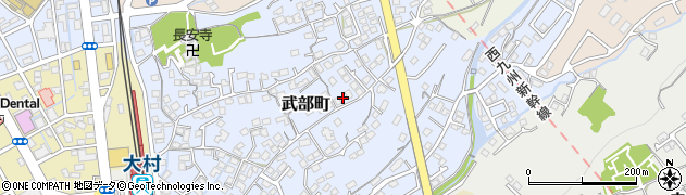 長崎県大村市武部町499周辺の地図