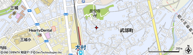 長崎県大村市武部町435周辺の地図