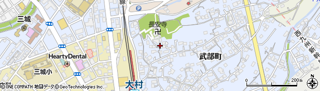 長崎県大村市武部町441周辺の地図