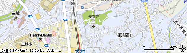 長崎県大村市武部町439周辺の地図