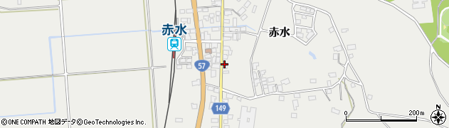 日田クリーニング周辺の地図