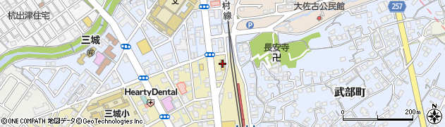 セブンイレブン大村東三城町店周辺の地図