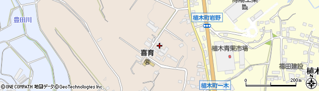 熊本県熊本市北区植木町山本886周辺の地図