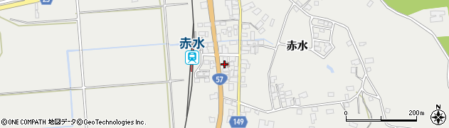 阿蘇・龍神堂本部祈祷院周辺の地図