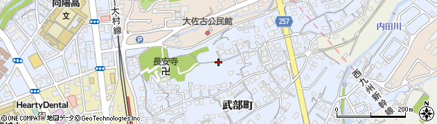 長崎県大村市武部町479周辺の地図