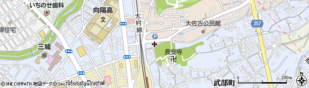 長崎県大村市武部町580周辺の地図