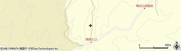 大分県竹田市荻町鴫田6558周辺の地図