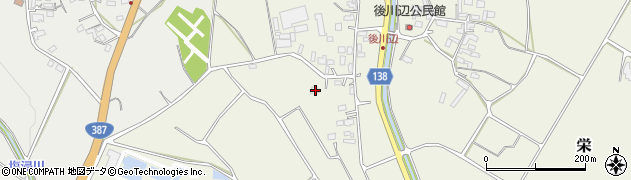熊本県合志市栄172周辺の地図