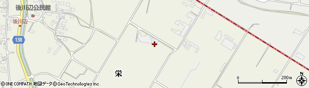 熊本県合志市栄801周辺の地図