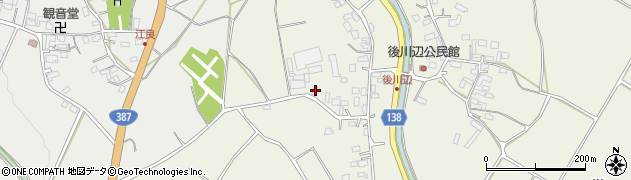 熊本県合志市栄132周辺の地図