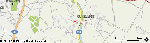 熊本県合志市栄64周辺の地図