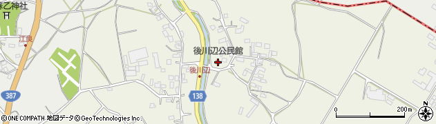熊本県合志市栄290周辺の地図