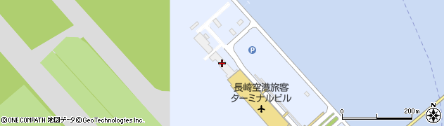 オリックスレンタカー長崎空港店周辺の地図