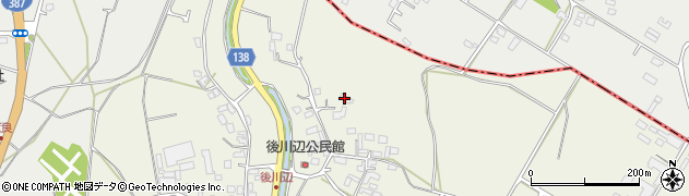 熊本県合志市栄405周辺の地図