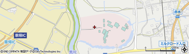 熊本県阿蘇市無田周辺の地図
