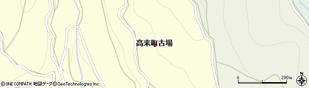 長崎県諫早市高来町古場周辺の地図