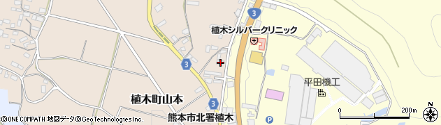 熊本県熊本市北区植木町山本714周辺の地図