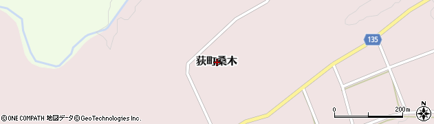 大分県竹田市荻町桑木周辺の地図