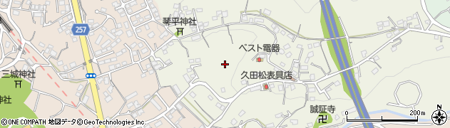 長崎県大村市水計町周辺の地図