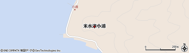 大分県佐伯市米水津大字小浦周辺の地図