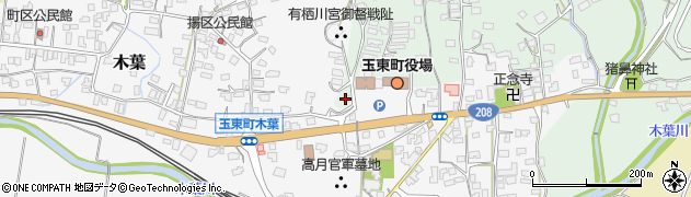 玉東町商工会周辺の地図