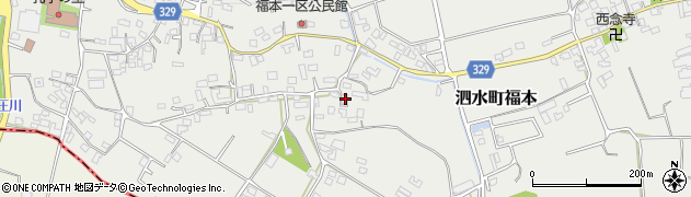 熊本県菊池市泗水町福本1080周辺の地図