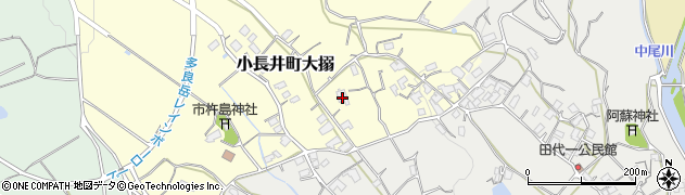 長崎県諫早市小長井町大搦189周辺の地図