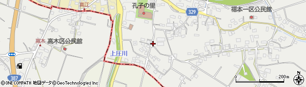 熊本県菊池市泗水町福本2667周辺の地図