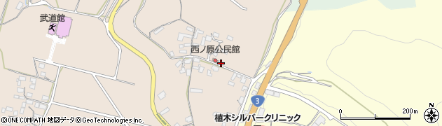 熊本県熊本市北区植木町山本628周辺の地図