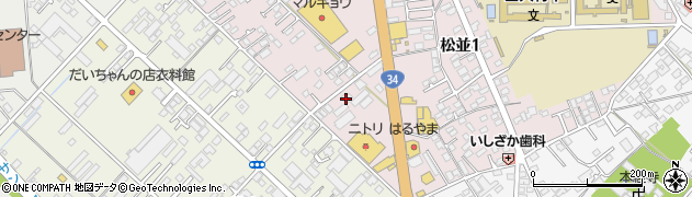 長崎管材株式会社　大村支店周辺の地図