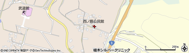熊本県熊本市北区植木町山本627周辺の地図