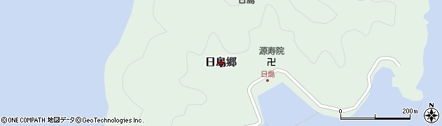 長崎県新上五島町（南松浦郡）日島郷周辺の地図