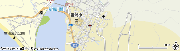 長崎県西海市大瀬戸町雪浦下郷1232周辺の地図