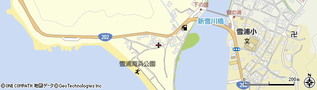 長崎県西海市大瀬戸町雪浦下釜郷592周辺の地図