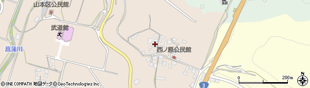 熊本県熊本市北区植木町山本611周辺の地図
