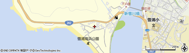 長崎県西海市大瀬戸町雪浦下釜郷627周辺の地図