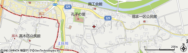 熊本県菊池市泗水町福本939周辺の地図