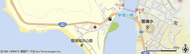 長崎県西海市大瀬戸町雪浦下釜郷619周辺の地図
