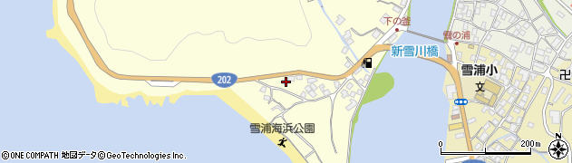長崎県西海市大瀬戸町雪浦下釜郷630周辺の地図